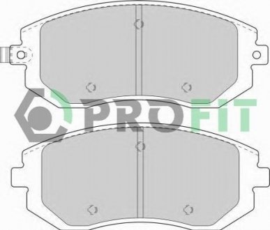 Комплект тормозных колодок, дисковый тормоз PROFIT 5000-1639