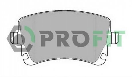Комплект гальмівних колодок, дискове гальмо PROFIT 5000-1644 (фото 1)
