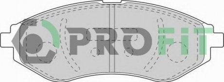 Комплект тормозных колодок, дисковый тормоз PROFIT 5000-1699 (фото 1)