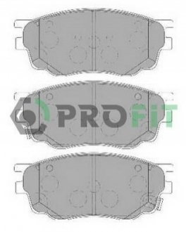 Комплект гальмівних колодок, дискове гальмо PROFIT 5000-1707 (фото 1)
