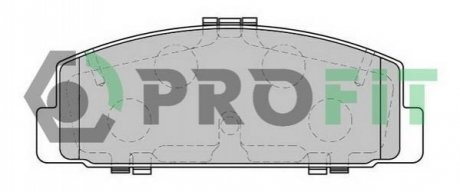 Комплект тормозных колодок, дисковый тормоз PROFIT 5000-1721