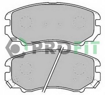 Комплект тормозных колодок, дисковый тормоз PROFIT 5000-1733 (фото 1)