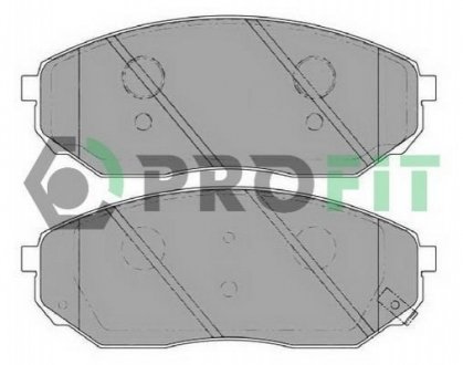 Комплект тормозных колодок, дисковый тормоз PROFIT 5000-1735