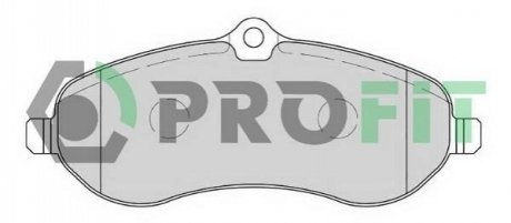 Комплект тормозных колодок, дисковый тормоз PROFIT 5000-1771 (фото 1)