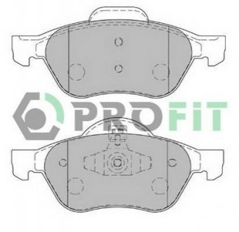 Комплект тормозных колодок, дисковый тормоз PROFIT 5000-1866 (фото 1)