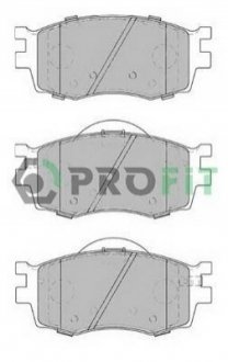 Комплект тормозных колодок, дисковый тормоз PROFIT 5000-1905