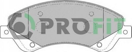 Комплект гальмівних колодок, дискове гальмо PROFIT 5000-1929