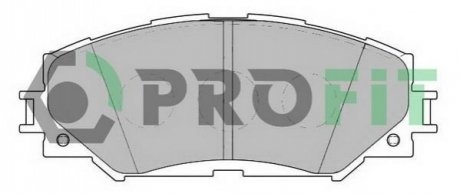 Комплект тормозных колодок, дисковый тормоз PROFIT 5000-2012