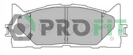 Комплект гальмівних колодок, дискове гальмо PROFIT 5000-2014