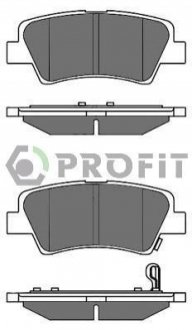 Комплект тормозных колодок, дисковый тормоз PROFIT 5000-2023