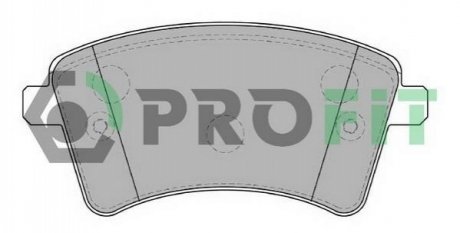 Комплект гальмівних колодок, дискове гальмо PROFIT 5000-4185
