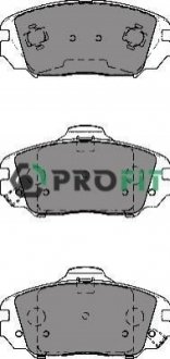 Комплект тормозных колодок, дисковый тормоз PROFIT 5000-4246 (фото 1)