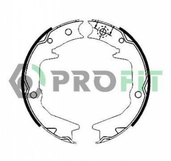 Комплект тормозных колодок PROFIT 5001-0011 (фото 1)