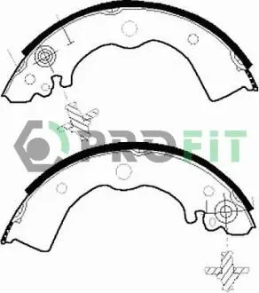 Комплект тормозных колодок PROFIT 5001-0412