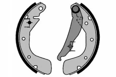 Комплект гальмівних колодок PROFIT 5001-0545