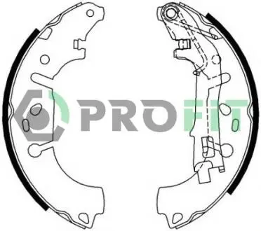 Комплект тормозных колодок PROFIT 5001-0682