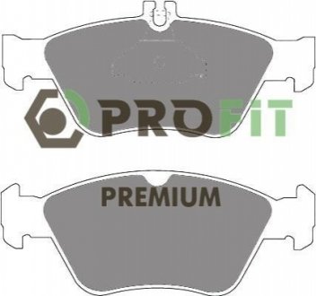 Комплект гальмівних колодок, дискове гальмо PROFIT 5005-1049 (фото 1)