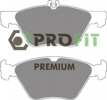 Комплект гальмівних колодок, дискове гальмо PROFIT 5005-1050