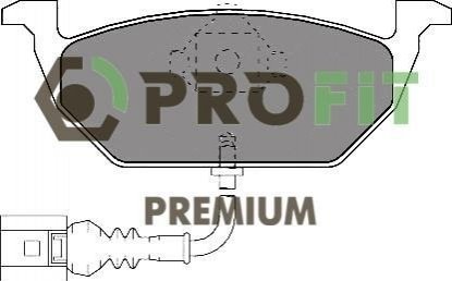 Комплект тормозных колодок, дисковый тормоз PROFIT 5005-1398