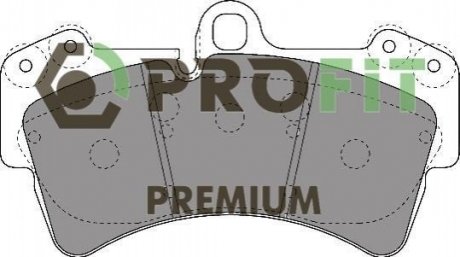 Комплект тормозных колодок, дисковый тормоз PROFIT 5005-1626