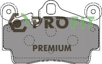 Комплект тормозных колодок, дисковый тормоз PROFIT 5005-1627