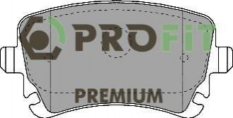 Комплект гальмівних колодок, дискове гальмо PROFIT 5005-1655