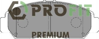 Комплект гальмівних колодок, дискове гальмо PROFIT 5005-1669 (фото 1)