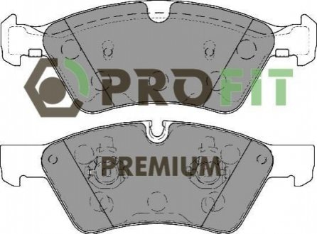 Комплект тормозных колодок, дисковый тормоз PROFIT 5005-1830 (фото 1)
