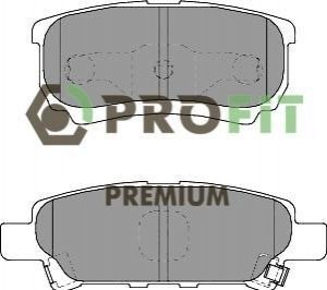 Комплект тормозных колодок, дисковый тормоз PROFIT 5005-1839 (фото 1)