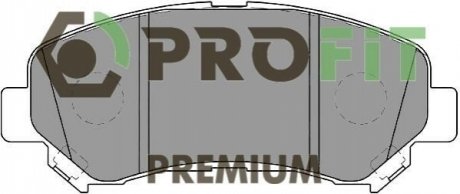 Комплект тормозных колодок, дисковый тормоз PROFIT 5005-2011
