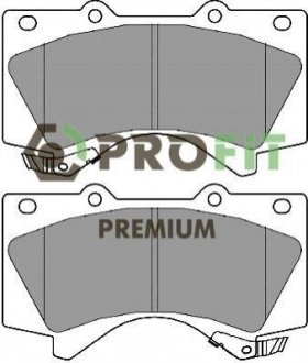 Комплект тормозных колодок, дисковый тормоз PROFIT 5005-4229