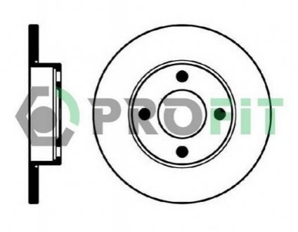 Тормозной диск PROFIT 5010-0048 (фото 1)
