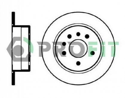 Тормозной диск PROFIT 5010-0239 (фото 1)
