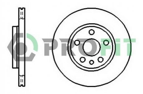 Гальмівний диск PROFIT 5010-0842 (фото 1)