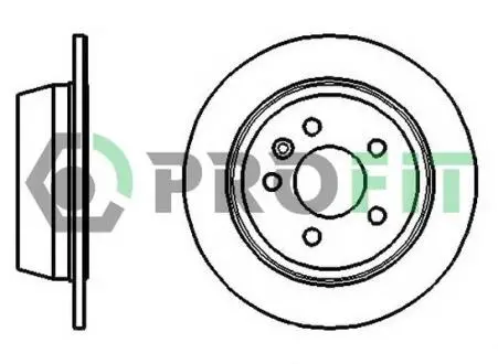 Тормозной диск PROFIT 5010-0861