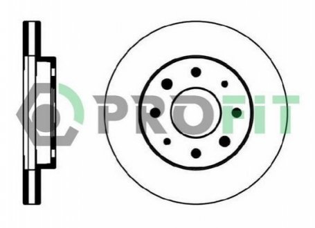 Тормозной диск PROFIT 5010-0885 (фото 1)