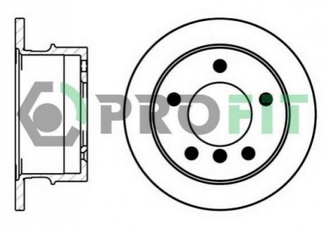 Тормозной диск PROFIT 5010-0931 (фото 1)