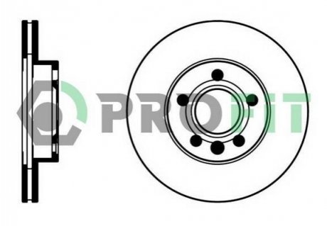 Тормозной диск PROFIT 5010-1010 (фото 1)