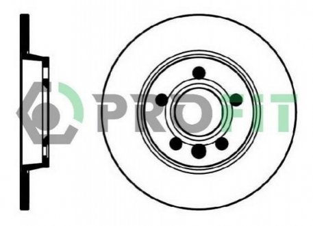 Гальмівний диск PROFIT 5010-1012
