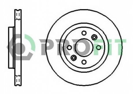 Тормозной диск PROFIT 5010-1096 (фото 1)