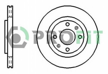 Гальмівний диск PROFIT 5010-1140