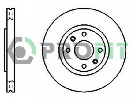 Тормозной диск PROFIT 5010-1152 (фото 1)