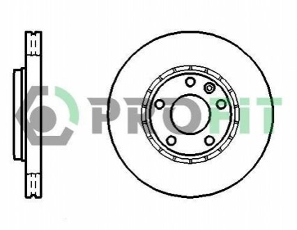 Гальмівний диск PROFIT 5010-1204 (фото 1)
