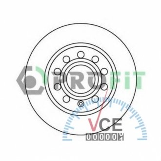 Тормозной диск PROFIT 5010-1224