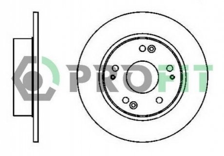 Гальмівний диск PROFIT 5010-1390 (фото 1)