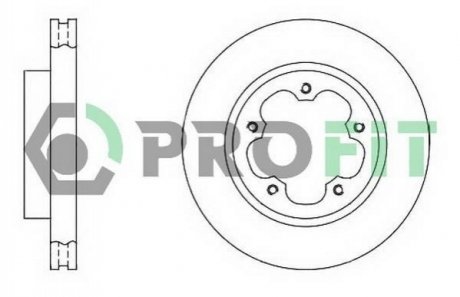 Гальмівний диск PROFIT 5010-1554