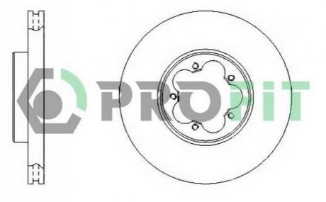 Гальмівний диск PROFIT 5010-1555