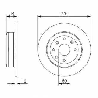 Тормозной диск PROFIT 5010-2025