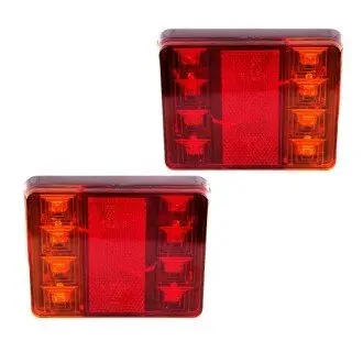 Фонарь задний 8LED-12V-120х95х23mm-2шт PULSO BL-64908