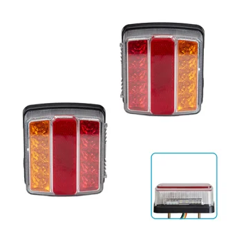 Фонарь задний 6LED/12V/110х100х40mm/2шт PULSO BL-64916